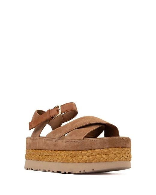 Flat Sandals Ugg en coloris Brown