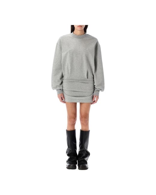 Short Dresses The Attico de color Gray