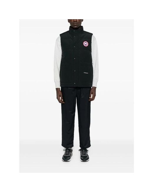 Canada Goose Black Waistcoats for men