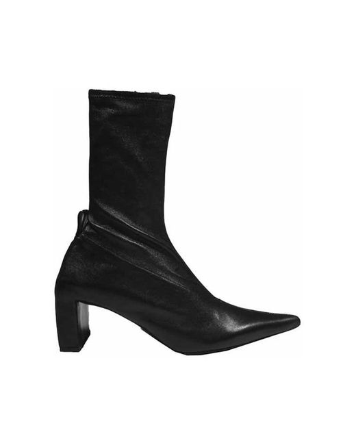 Jil Sander Black Heeled Boots