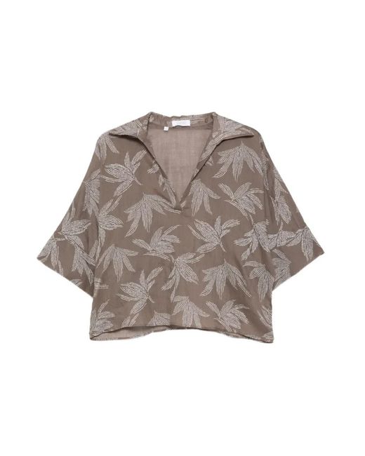 Barba Napoli Brown Blouses