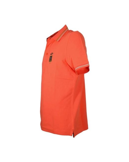 Aeronautica Militare Orange Polo Shirts for men