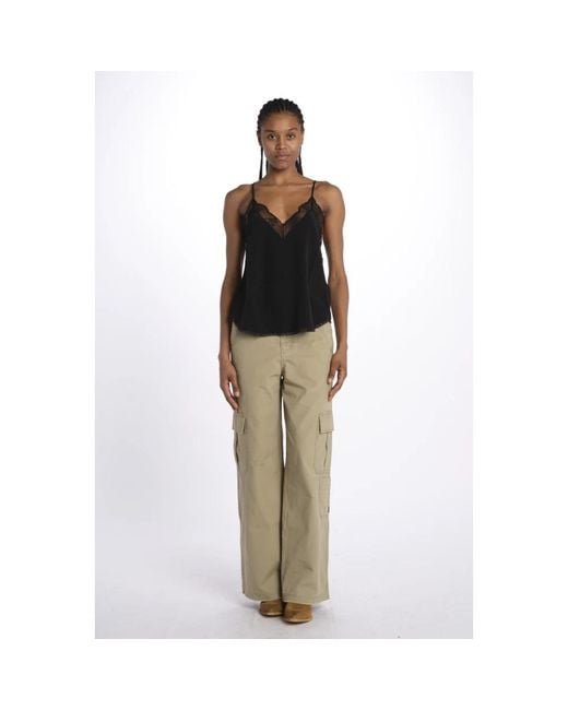 Sleeveless Tops Zadig & Voltaire de color Black