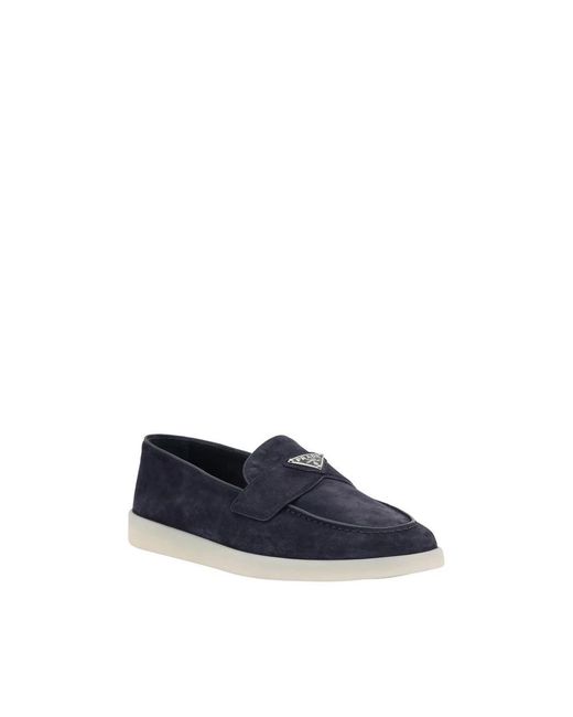 Prada Blue Loafers for men