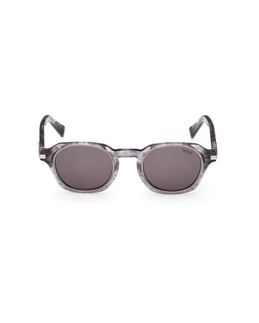 Zegna Metallic Sunglasses for men
