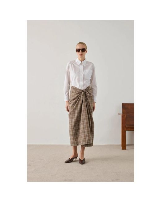 Soeur Natural Midi Skirts
