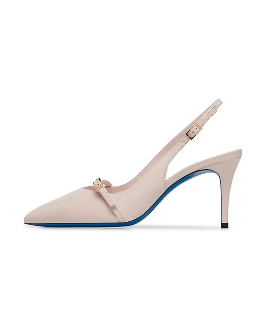 Loriblu Schoenen ,Leer Slingback in het Natural