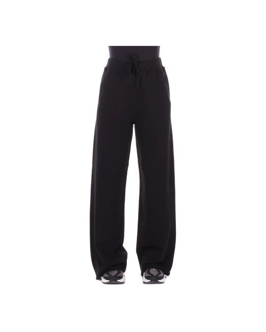 Dondup Black Wide Trousers