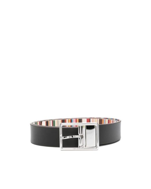 Belts di Paul Smith in Black da Uomo