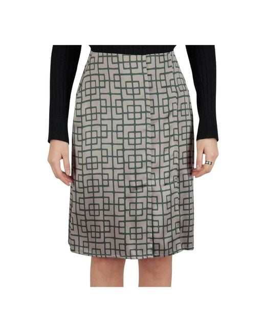 Kiton Black Short Skirts