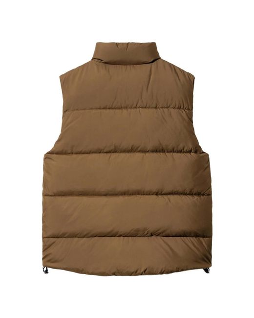 Carhartt Jassen ,Bruin ,Polyester Springfield Vest in het Brown voor heren
