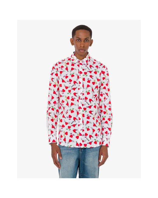 Moschino Red Casual Shirts for men