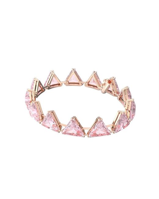 Swarovski Pink Armband ortyx trilliant-schliff, rosa, roségold-legierungsschicht 5614934
