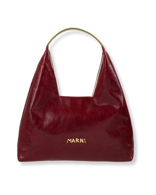 Marni Red Shoulder Bags