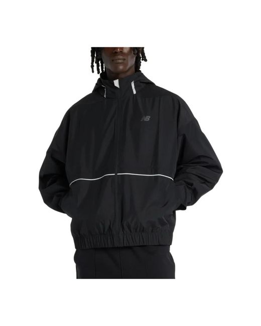 Light Jackets New Balance de hombre de color Black