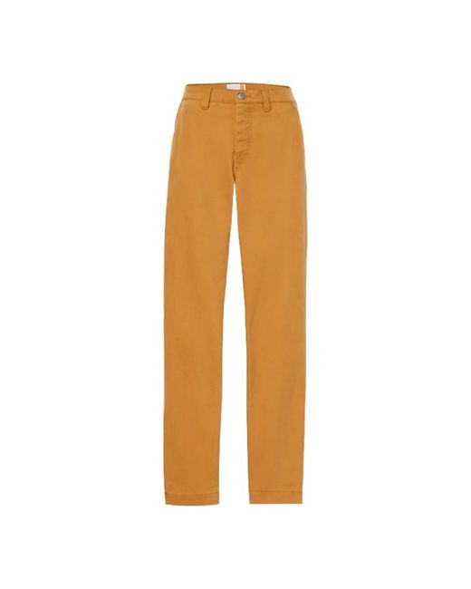 Straight Trousers Timberland de hombre de color Orange