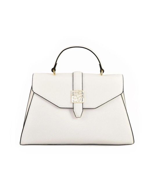 Ermanno Scervino White Top-Griff Raffaella Handtasche Mit Schultergurt