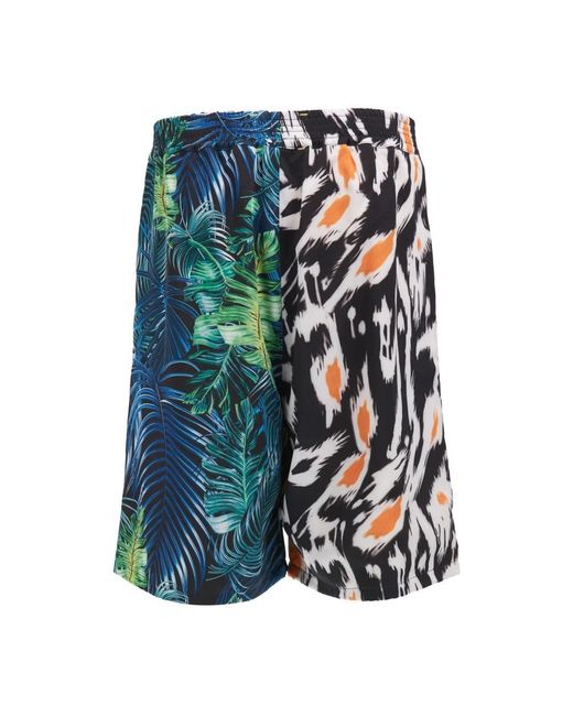 Indacum Blue Casual Shorts for men
