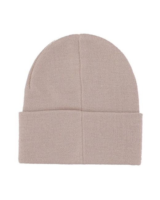 Obey Accessoires ,Grijs ,Geribbelde Stretch Beanie Paddenstoelhoed in het Gray voor heren