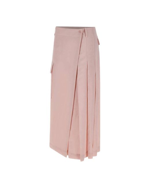 P.A.R.O.S.H. Pink Maxi Skirts