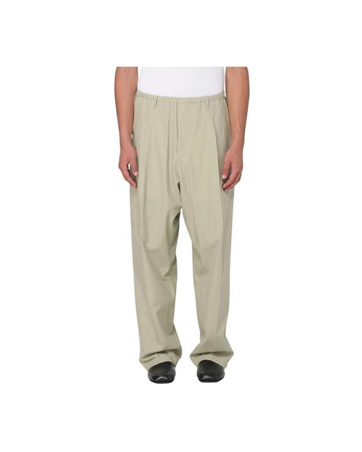 Magliano Green Straight Trousers for men