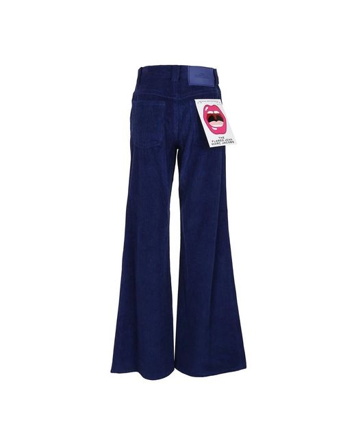 Marc Jacobs Blue Wide Trousers