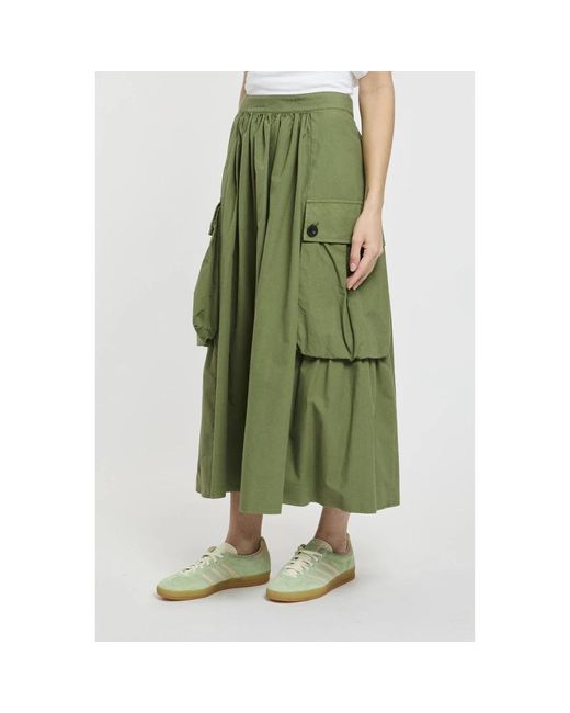 Skirts > midi skirts Department 5 en coloris Green