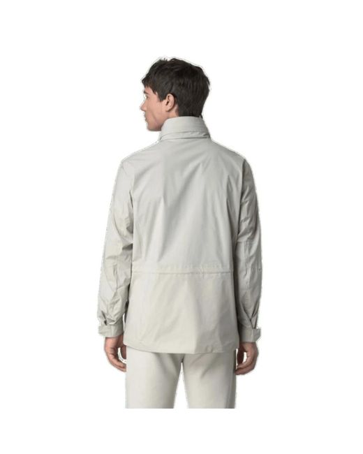 K-Way Gray Light Jackets for men