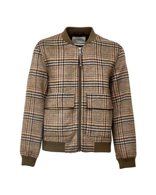 Bomber Jackets di Amaranto in Brown da Uomo