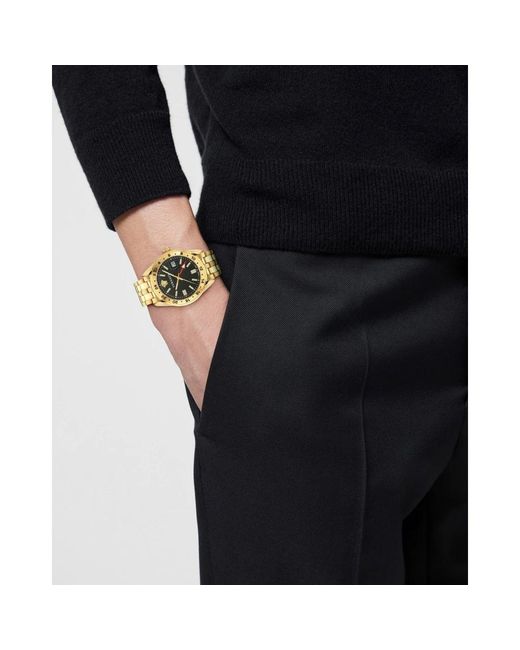 Watches di Versace in Metallic da Uomo