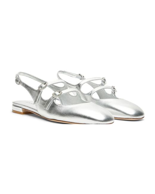 Stuart Weitzman Ballerinas in het White