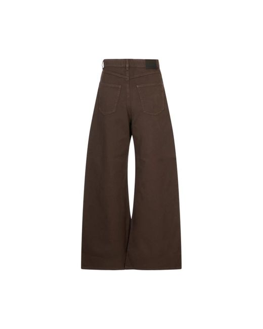 Sportmax Brown Wide Jeans