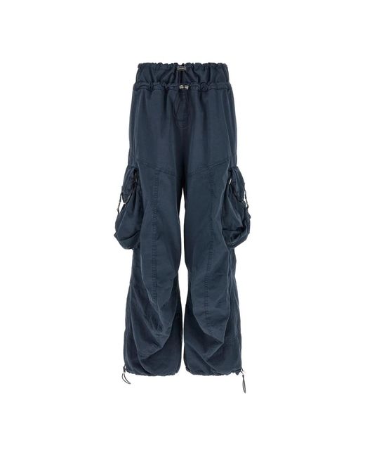 The Attico Blue Wide Trousers