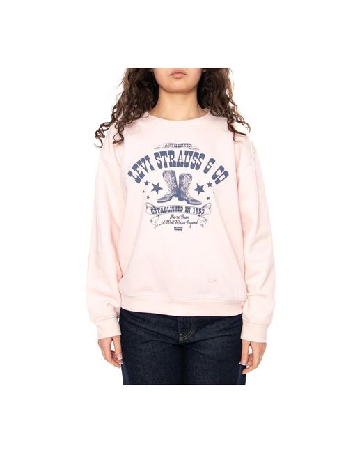 Levi's Sweatshirts in het Pink
