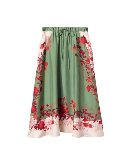 Midi Skirts LaDoubleJ de color Green