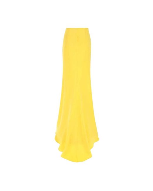 Valentino Garavani Yellow Maxi Skirts