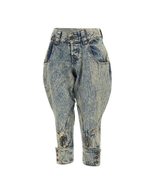 VAQUERA Gray Cropped Jeans