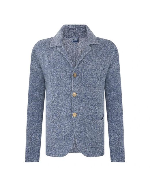 Cardigans Fedeli pour homme en coloris Blue