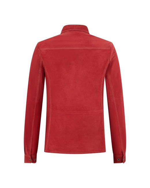 Light Jackets Moorer de hombre de color Red