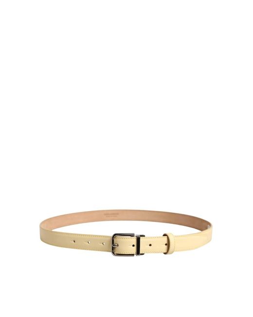 Dolce & Gabbana Metallic Belts for men