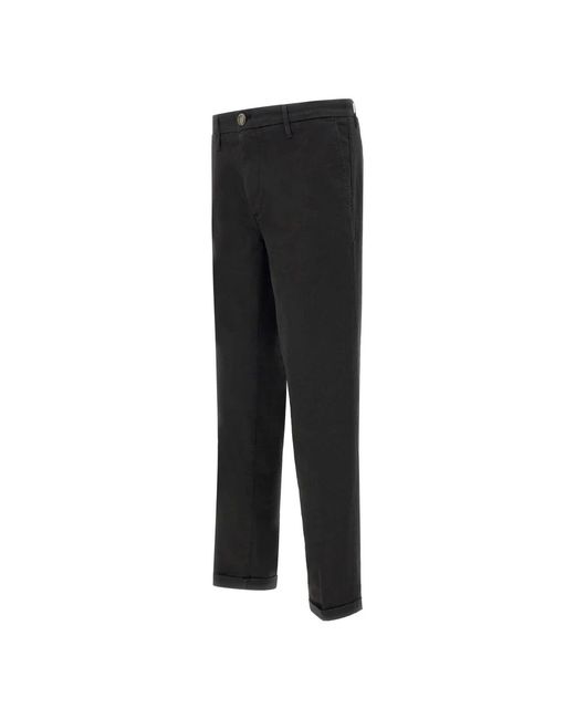 Re-hash Black Slim-Fit Trousers for men