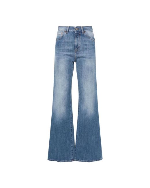 Wide jeans Dondup de color Blue