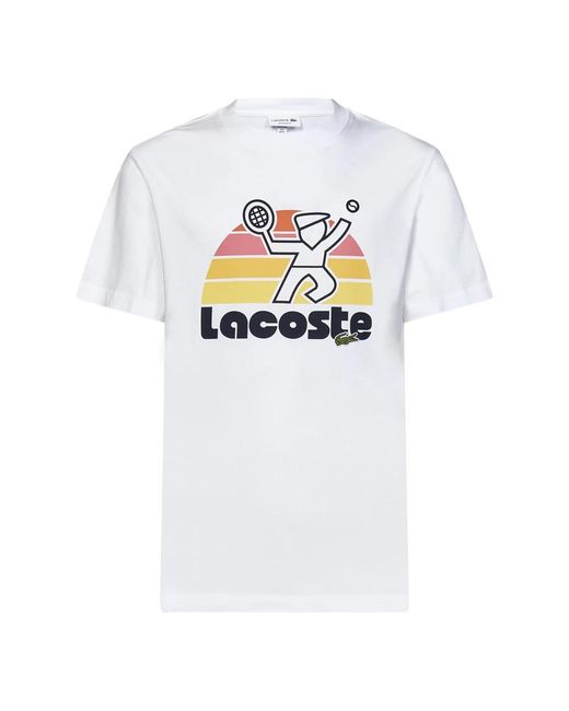 Lacoste White T-Shirts for men