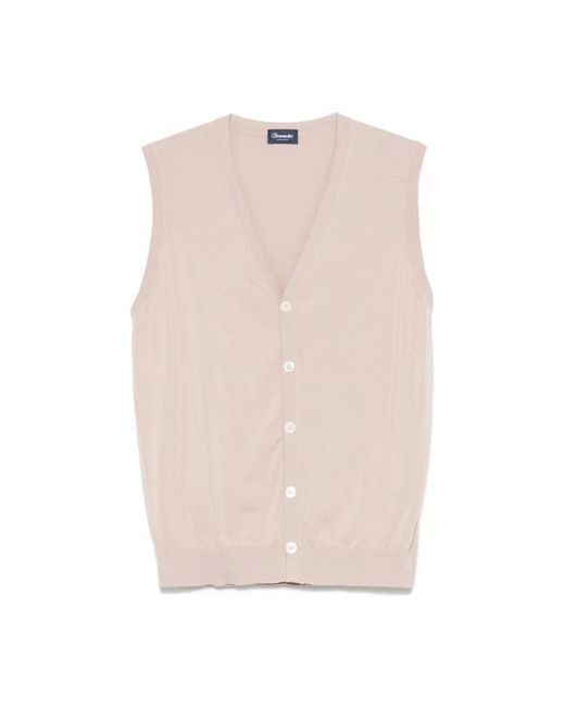 Drumohr Pink Waistcoats for men
