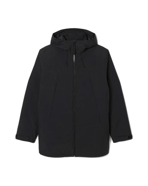 Lacoste Black Parkas for men