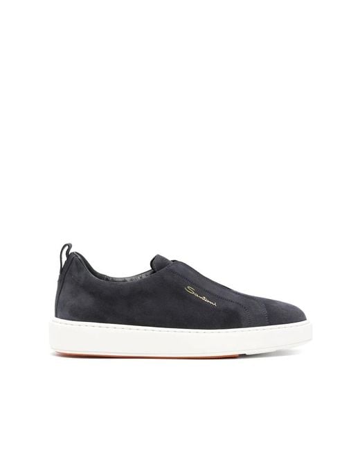 Santoni Sneakers in het Blue voor heren