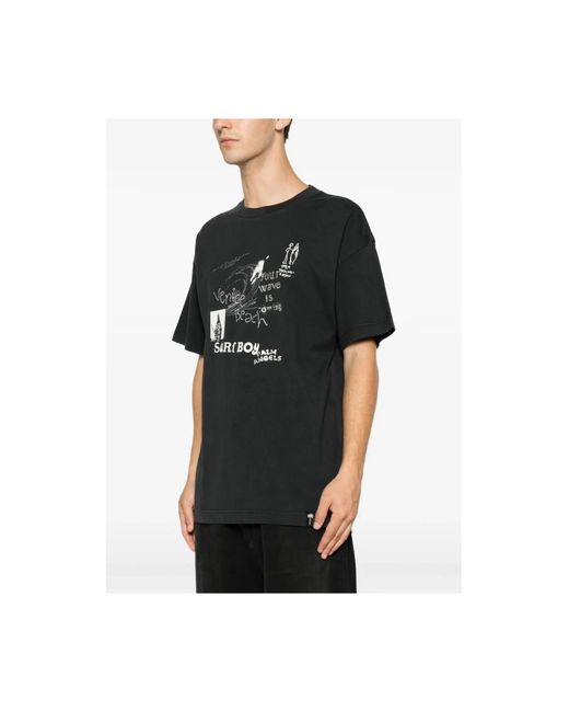 Palm Angels Black T-Shirts for men