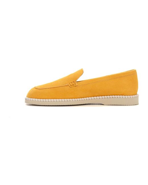 Hogan Orange Loafers