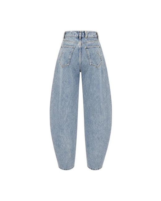 Alaïa Blue Loose Fit Jeans