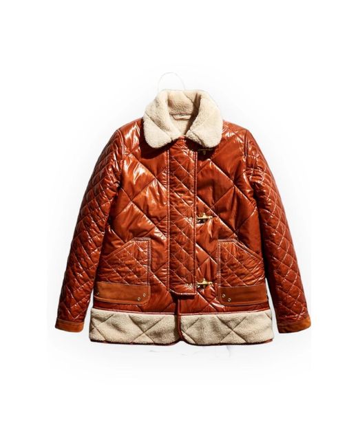Fay Red Down Jackets